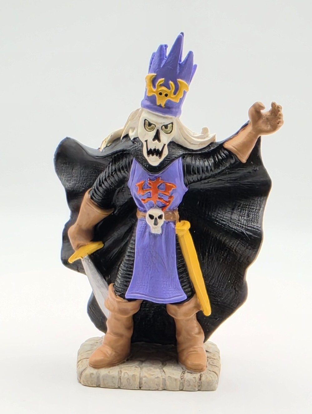Vtg Midwest of Cannon Falls Creepy Hollow Skeleton Knight Figurine Halloween